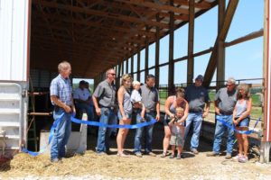 Summit Livestock Facilities, Beef Barns, Monoslope, Open House